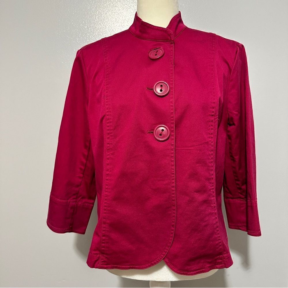 Coldwater Creek Jacket cranberry size P14